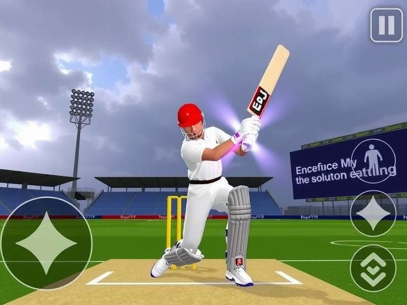 VR Cricket Super Striker Gameplay Screenshot
